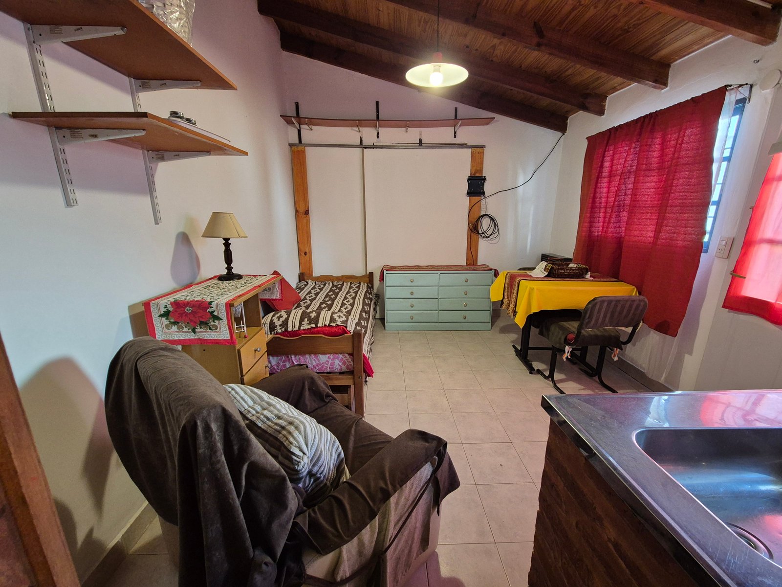 Vista del ambiente desde el baño